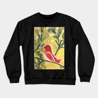 Winter cardinal visitor Crewneck Sweatshirt